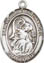 Religious Saint Holy Medal : Sterling Silver: St. Gabriel Archangel SS Medal