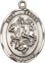 Religious Saint Holy Medal : Sterling Silver: St. George SS Saint Medal