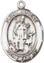 Religious Saint Holy Medal : Sterling Silver: St. Hubert SS Saint Medal