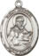 Religious Saint Holy Medal : Sterling Silver: St. Isidore of Seville SS Mdl