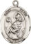 Religious Saint Holy Medal : Sterling Silver: St. Kevin SS Saint Medal
