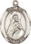 Religious Saint Holy Medal : Sterling Silver: St. Rita of Cascia SS Medal