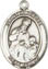 Religious Saint Holy Medal : Sterling Silver: St. Ambrose SS Saint Medal