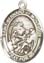 Religious Saint Holy Medal : Sterling Silver: St. Bernard of Montjoux SS Mdl