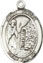 Religious Saint Holy Medal : Sterling Silver: St. Fiacre SS Saint Medal