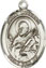 Religious Saint Holy Medal : Sterling Silver: St. Meinrad of Einsiedeln SS M