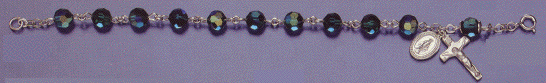 Pre-made Rosary Bracelets: Rosary Bracelet - Emerald