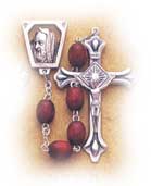Pre-made Rosaries and Chaplets: Padre Pio Wood Rosary