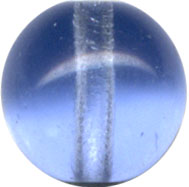 Glass Beads: Druk Lt Blue 8mm