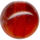 Glass Beads: Druk Red Glass 6mm