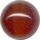 Semi-precious Beads: Carnelian 6mm
