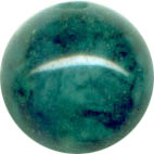 Semi-precious Beads: Fossil Green 6mm