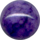 Semi-precious Beads: Fossil Purple 6mm