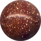 Semi-precious Beads: Goldstone Brown 6mm