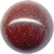 Semi-precious Beads: Goldstone Brown 8mm