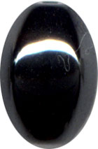 Semi-precious Beads: Hematite 9x6mm