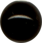 Semi-precious Beads: Onyx Black 6mm