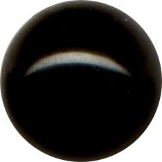 Semi-precious Beads: Onyx Black 10mm