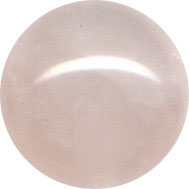 Semi-precious Beads: Quartz Rose 8mm
