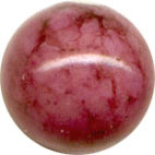 Semi-precious Beads: Fossil Raspberry 6mm