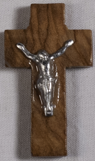 Crucifixes: Olive Wood Crucifix Size 5