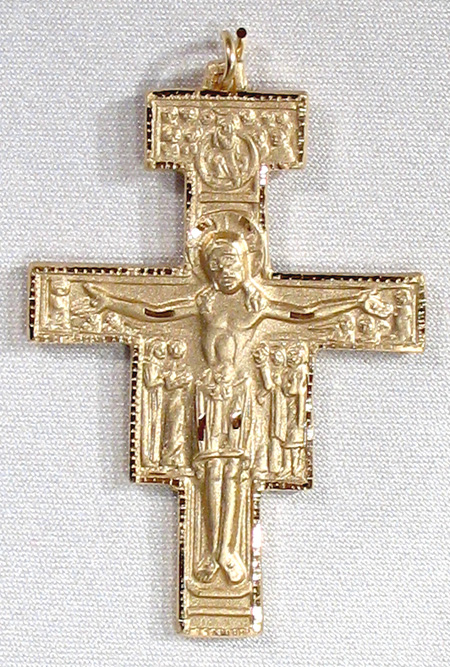 Crucifixes: SanDamiano (Size 7) 14kt*