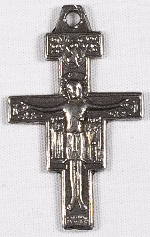 Crucifixes: San Damiano SS Size 4 Crucifix