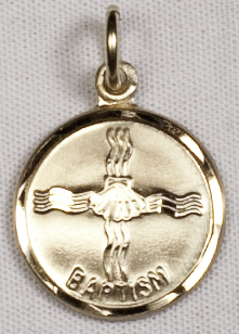 Religious Medals: Baptism Medal GF