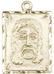 Religious Medals: Holy Face Gold Filled Medal