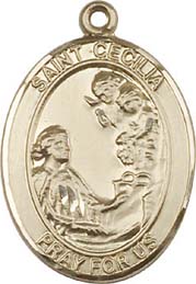 St. Cecilia GF Religious Medal