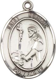 Religious Medals: St. Dominic de Guzman SS Medal