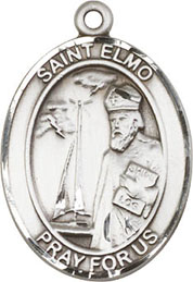 St. Elmo SS Saint Medal