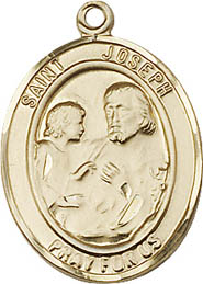 Religious Medals: St. Joseph GF Saint Medal