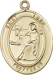 Religious Medals: St. Luke GF Saint Medal
