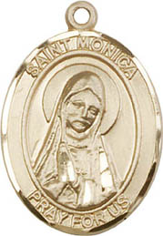 Religious Medals: St. Monica GF Saint Medal
