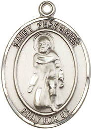 Religious Medals: St. Peregrine Laziosi SS Medal