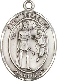 Religious Medals: St. Sebastian SS Saint Medal