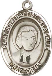 Religious Medals: St. John Baptist de la Salle S