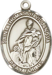 Religious Medals: St. Thomas of Villanova SS Mdl