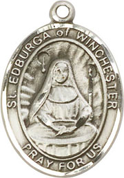 Religious Medals: St. Edburga of Winchester Mdl