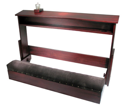 UNFNSHED Foldng Prayer Kneeler Kneelng Bench Catholc Altar Home